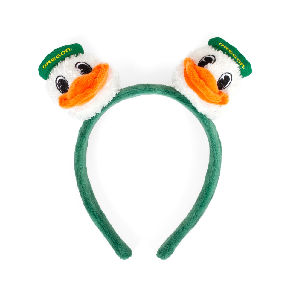 Oregon, Green, Headbands, Polyester, Accessories, Unisex, Mascot Factory, Two Duck Heads, 950606